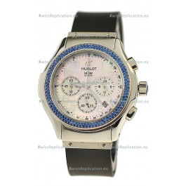 Hublot MDM Chronograph Swiss Replica Watch in Steel Case