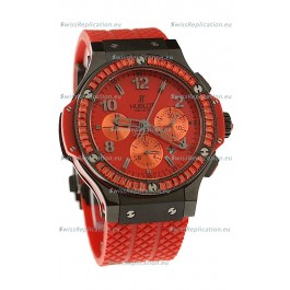Hublot Big Bang Black Spinelle Red Tutti Fruitti Swiss Watch
