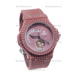 Hublot Red Caviar Tourbilllon Japanese Replica Watch