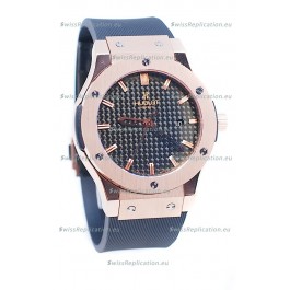 Hublot Classic Fusion Rose Gold Carbon Dial Watch