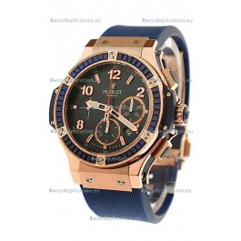 Hublot Big Bang Dark Blue Tutti Fruitti Watch in Purple Diamonds