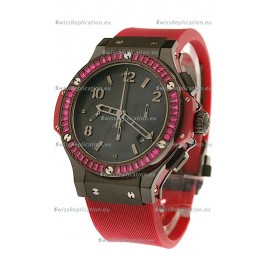 Hublot Black Big Bang Red Tutti Frutti Swiss Replica Watch