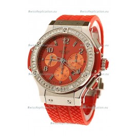 Hublot Big Bang White Baguette Diamonds Shaped Bezel