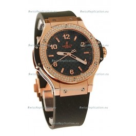 Hublot Big Bang Cappucino Carbon Face Swiss Replica Watch