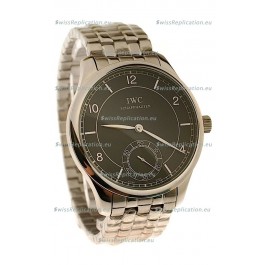 IWC Portugese Automatic Japanese Watch in Black Dial