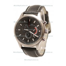 IWC Pilot Antoine de Saint Exupery Japanese Watch in Black Dial