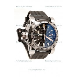 Graham Oversize Chronofighter Swiss Replica Watch in Black