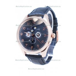 IWC Da Vinci Perpetual Calendar Chronograph Japanese Gold Watch