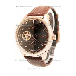 IWC Portuguese Regulateur Tourbillon Japanese Watch in Black Dial