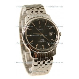 Omega Co-Axial Deville Japanese Steel Watch in Stick Markers