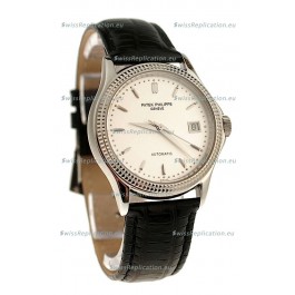 Patek Philippe Geneve Replica Watch in White Dial