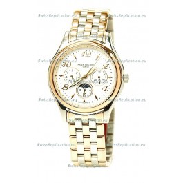 Patek Philippe Grand Complications Japanese Replica Gold Watch in Arabic Hour Markers