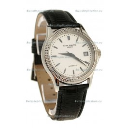 Patek Philippe Geneve Replica Watch in White Dial