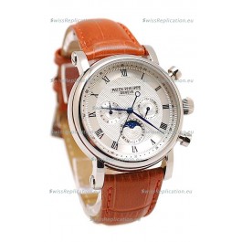 Patek Philippe Grand Complications Replica Watch in White Dial