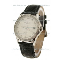 Patek Philippe Geneve Replica Watch in Diamond Bezel