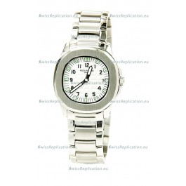 Patek Philippe Aquanaut Ladies Steel Watch in Green Markers