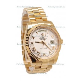 Rolex Day Date II Gold Japanese Replica Watch