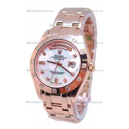 Rolex Day Date White Mother of Pearl Japanese Replica Watch