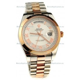 Rolex Day Date Two Tone Swiss Replica Watch 