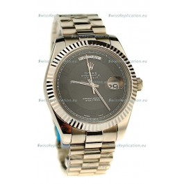 Rolex Day Date Silver Japanese Replica Watch
