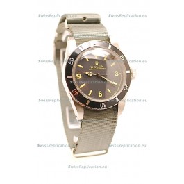 Rolex Submariner Swiss Watch Grey Nylon Strap Watch