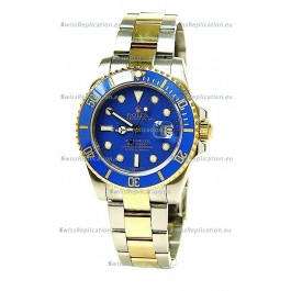 Rolex Submariner Two Tone Swiss Watch in Ceramic Bezel