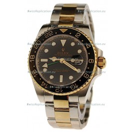 Rolex GMT Masters II Swiss Replica Two Tone Watch 