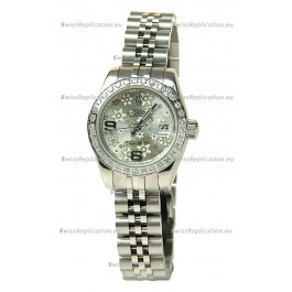 Rolex Floral Motif Datejust Ladies Replica Watch