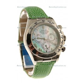 Rolex Daytona Cosmograph Swiss Replica Watch in Green Pearl Dial
