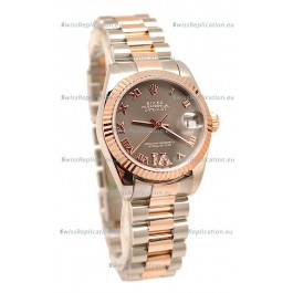 Rolex Oyster Perpetual Datejust Diamonds VI Japanese Replica Watch -36MM
