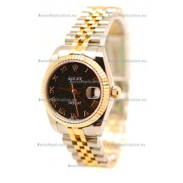 Rolex DateJust Mid-Sized Swiss Replica Two Tone Watch