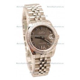 Rolex Oyster Perpetual Datejust Diamonds VI Japanese Replica Watch -36MM