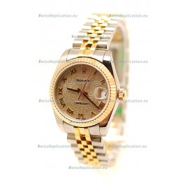 Rolex DateJust Mid-Sized Two Tone Japanese Replica Watch