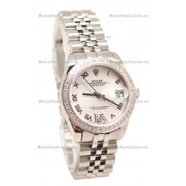 Rolex Oyster Perpetual Datejust Diamonds VI Japanese Replica Watch -36MM