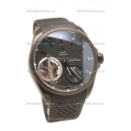Tag Heuer Grand Carrera Pendulum Swiss Automatic Watch in Black