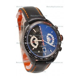 Tag Heuer Grand Carrera Japanese Replica PVD Watch 