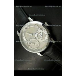 A.Lange & Sohne Dual Sub Dials Japanese Watch Black Strap