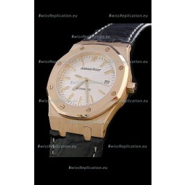 Audemars Piguet Royal Oak Watch in White Dial