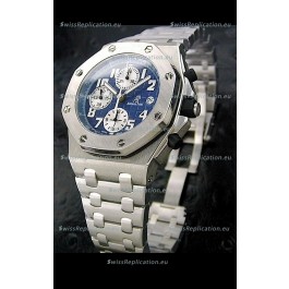 Audemars Piguet Royal Oak Watch in Blue Safari Dial - Secs hand 9 O Clock