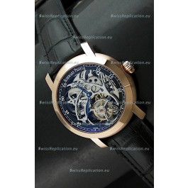Audemars Piguet Jules Audemars Tourbillon Swiss Watch in Pink Gold