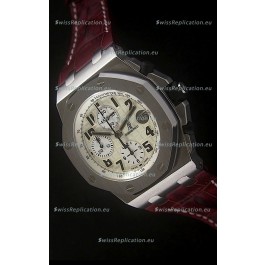 Audemars Piguet Royal Oak Watch in Off White Dial - Secs hand 12 O Clock