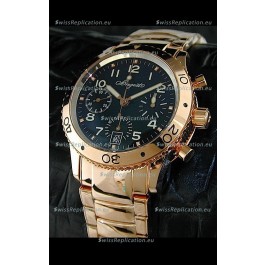 Breguet Aeronavale Swiss Replica Watch in Pink Gold