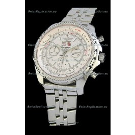 Breitling Bentley 6.75 in Swiss Replica Watch in Off White Dial