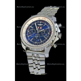 Breitling Bentley 6.75 in Swiss Replica Watch in Blue Dial