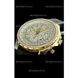 Breitling Bentley Swiss Replica Watch in White Dial
