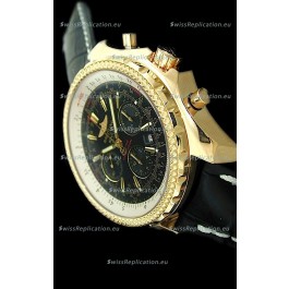 Breitling Bentley Swiss Replica Watch in Black Dial