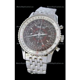 Breitling Navitimer World Swiss Replica Watch in Brown Dial