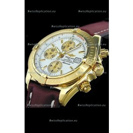 Breitling Evolution Swiss Replica Watch in Gold Case