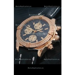 Breitling Windrider Swiss Replica Watch in Black Dial