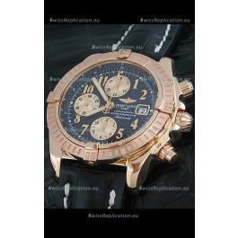 Breitling Windrider Swiss Replica Watch in Black Dial